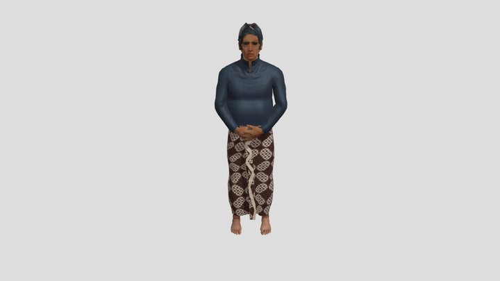 Abdi Dalem of the Sultanate of Yogyakarta 3D Model