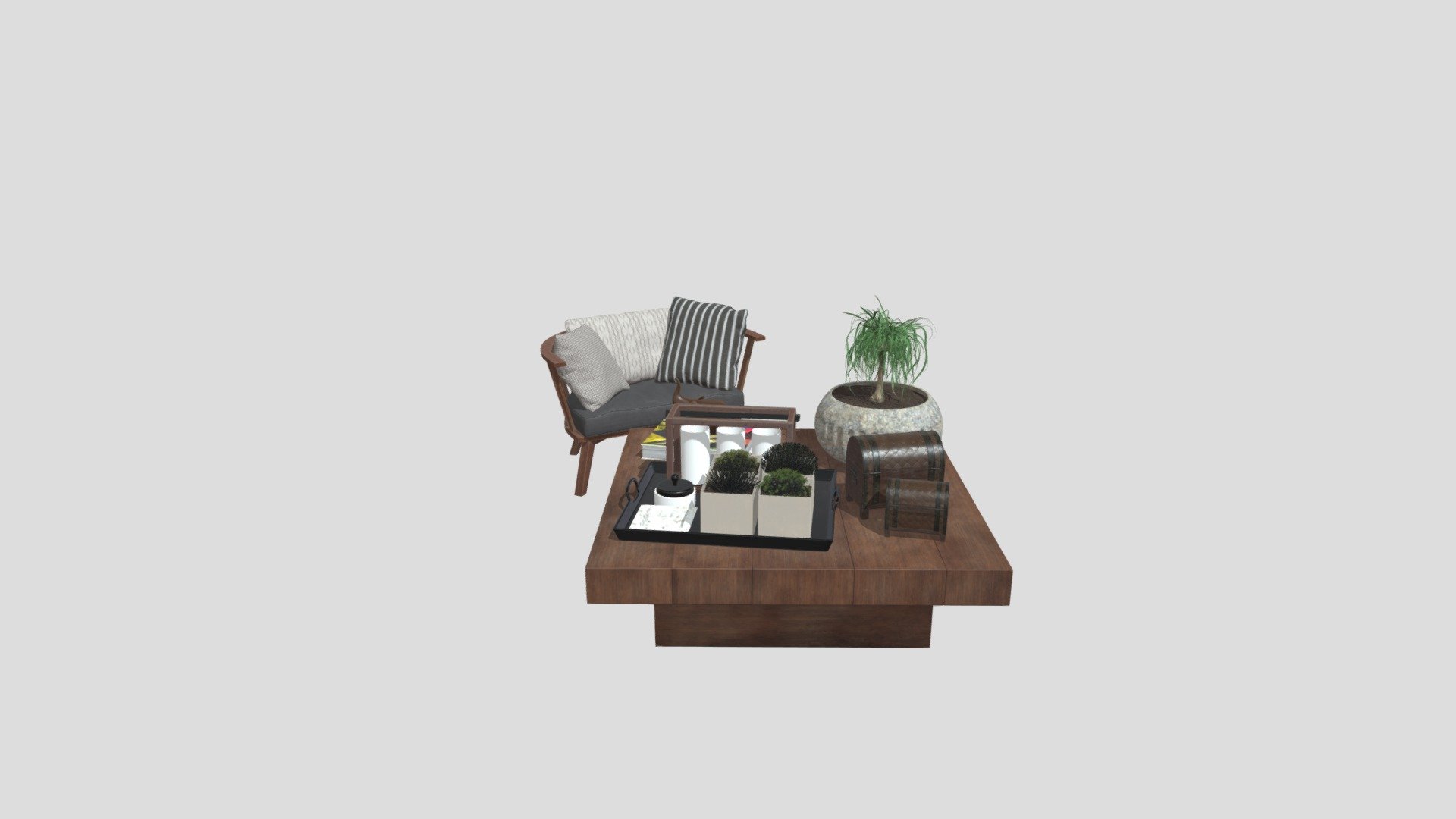Furniture set 23 AM220 Archmodel - Buy Royalty Free 3D model by ...