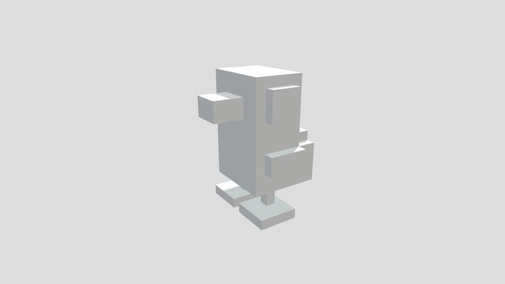 Crossy Roads 02 - Mallard 🦆 3D Model