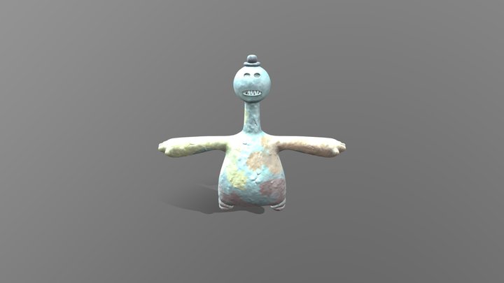 Freezed Doey 3D Model