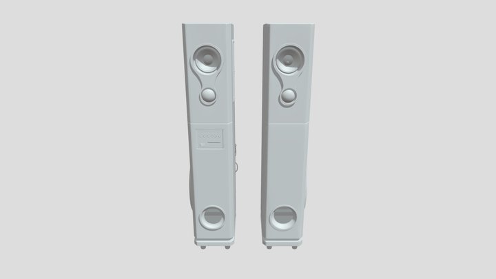 Tower Speaker 3D Model