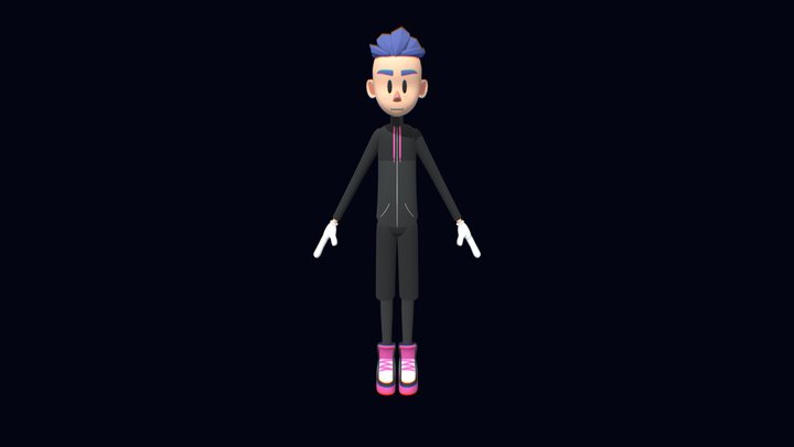 TOAnimate - Lil'Max Cartoony Rig 3D Model