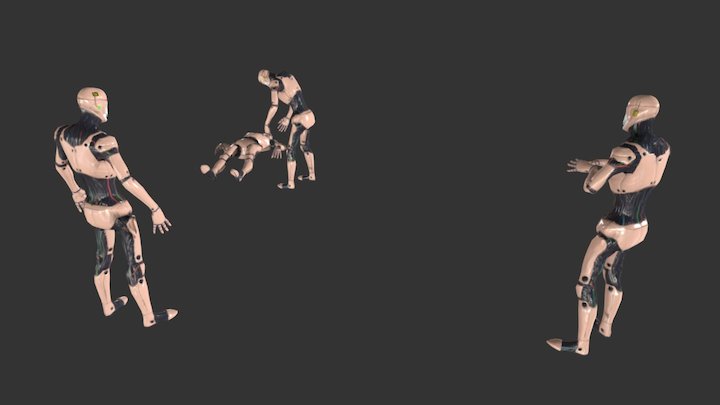 Android War 3D Model