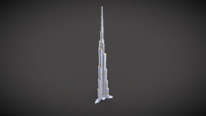 Burj Dubai 3D Model