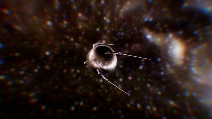 Sputnik V1 3D Model