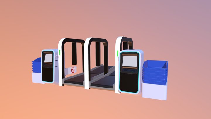 Bag Drop R Type 3D Model