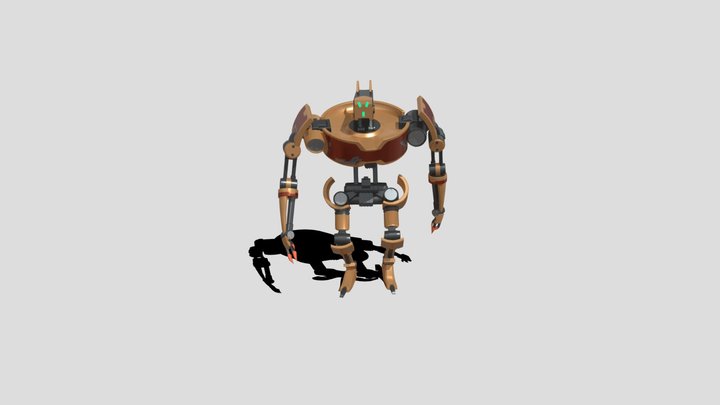 Bipedal Robot 3D Model
