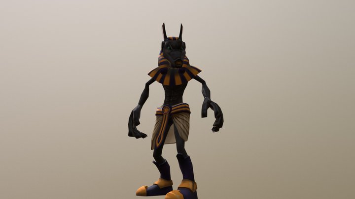 Anubis 3D Model