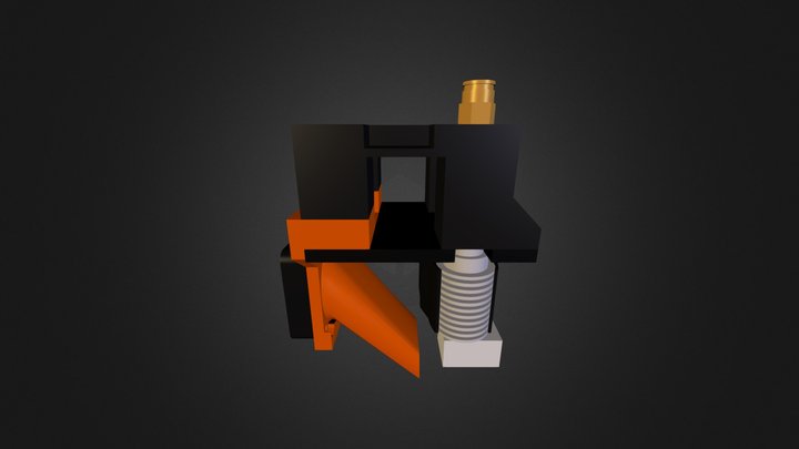 MakerMex High Temp Extruder 3D Model
