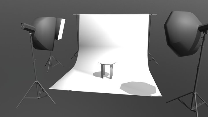 Photo Studio 3D Model