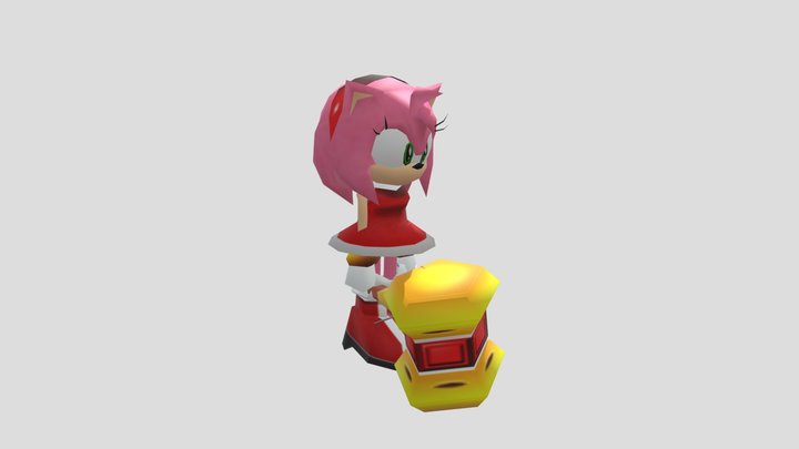 Dreamcast - Sonic Adventure - Amy Rose 3D Model