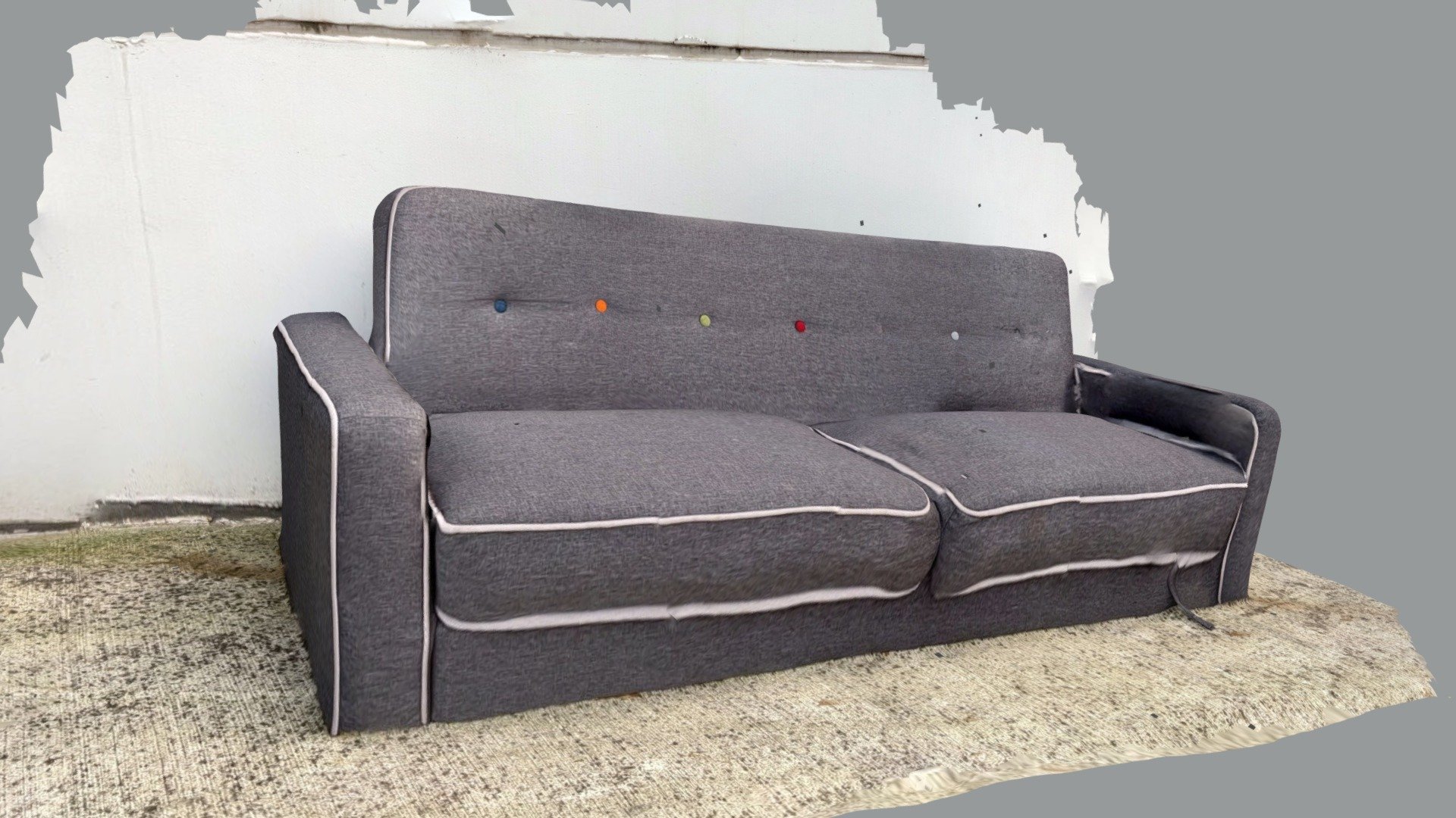 sofa abandoned