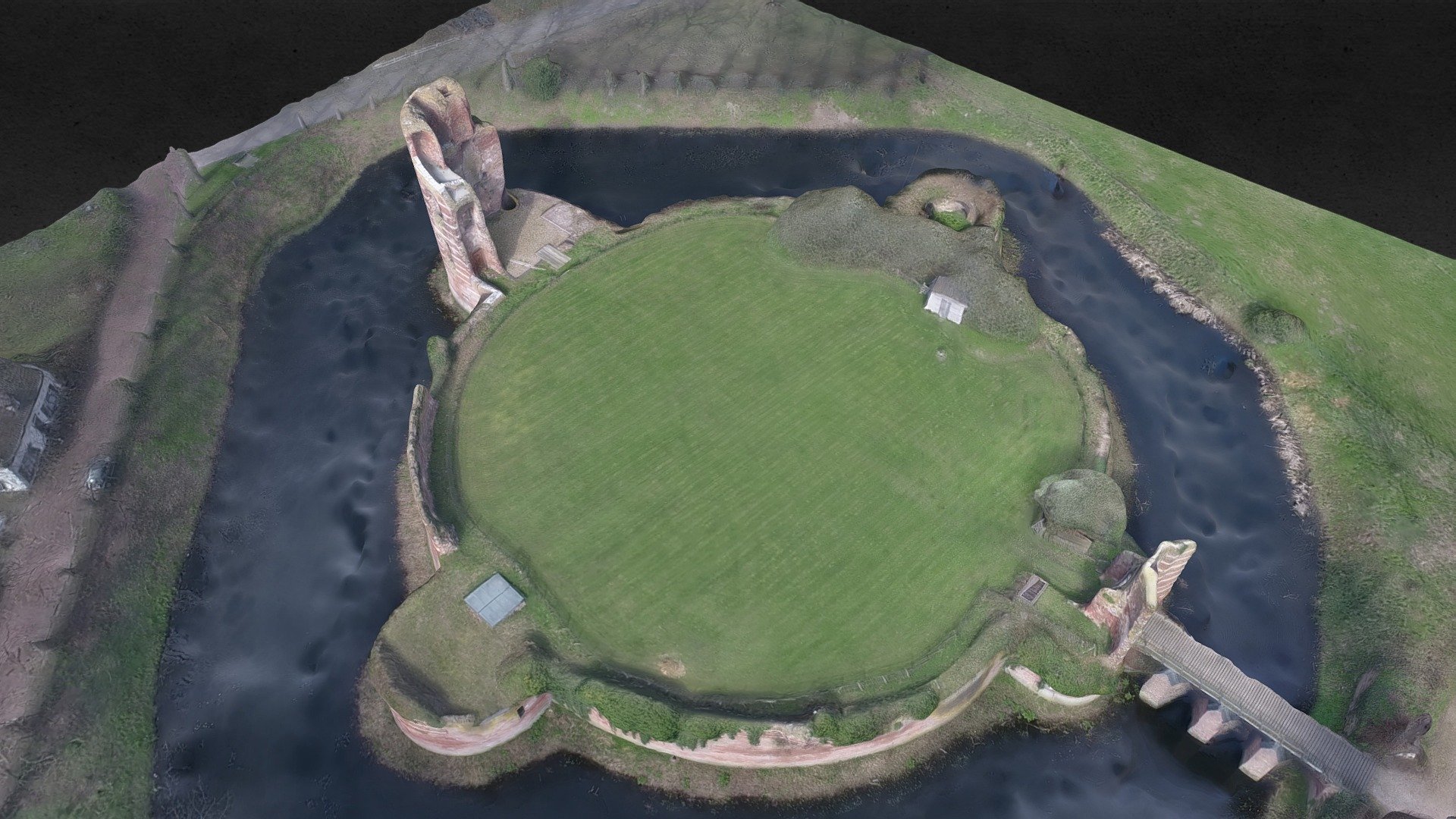 Castle Batenburg, Netherlands - Download Free 3D model by Archéomatique ...