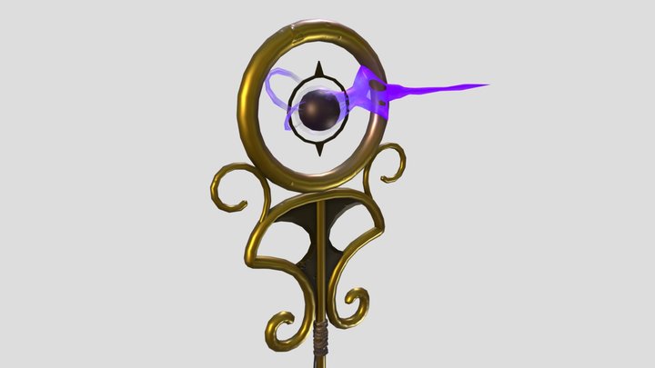 Mage Staff 3D Model