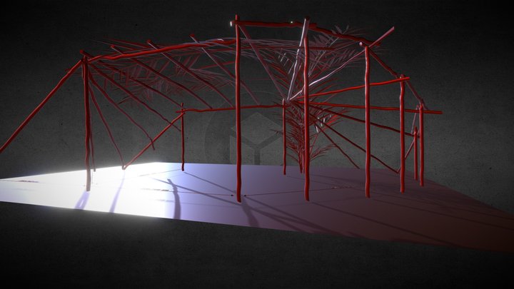 parisena hut 3D Model
