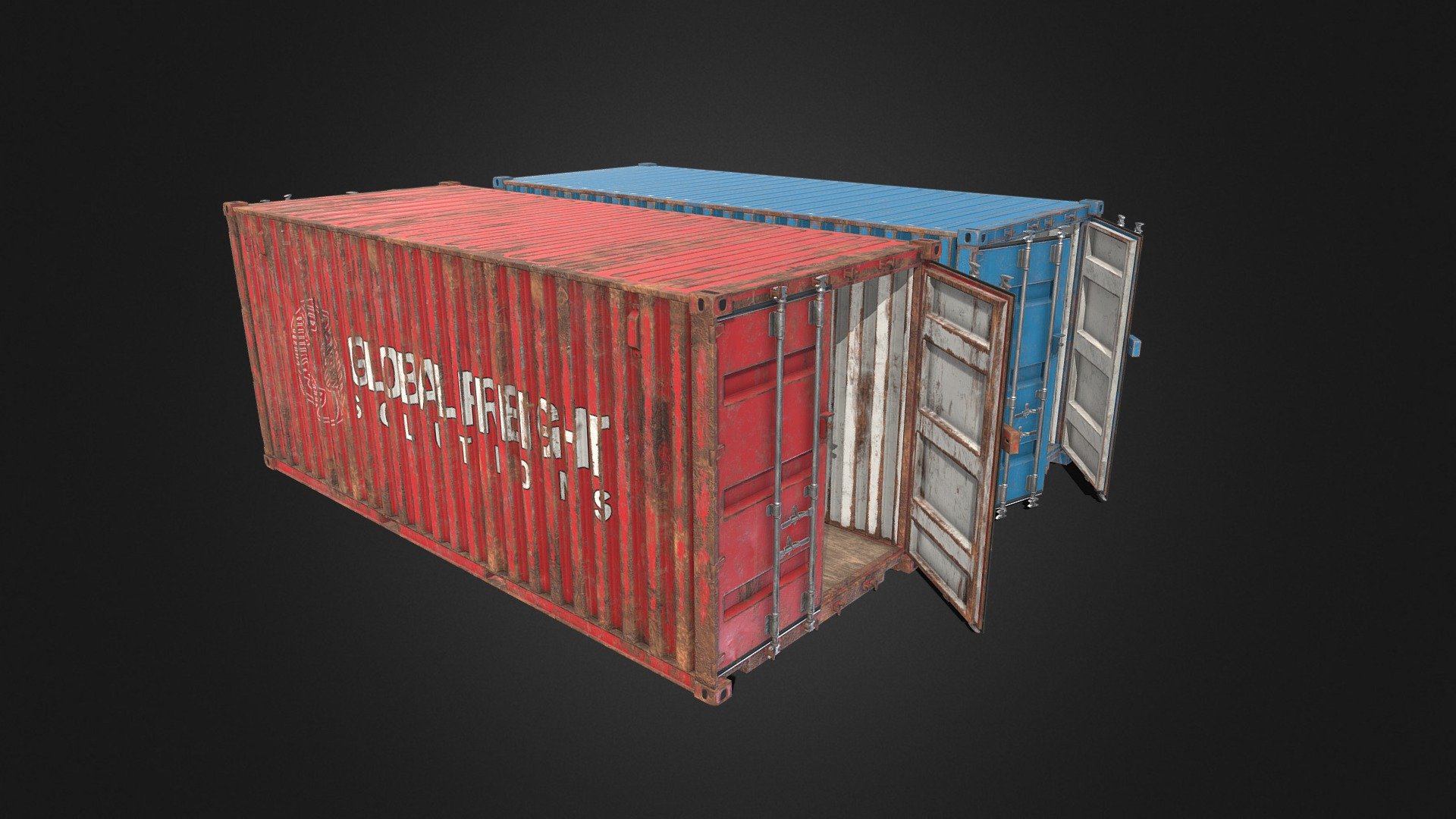 Shipping Container - 20ft - Buy Royalty Free 3D model by Greavsie93 ...