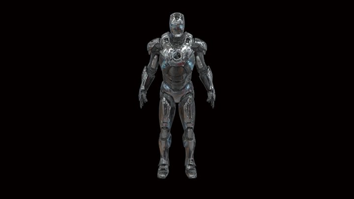 Iron Man 3D Model | High-Detail Superhero Suit 3D Model