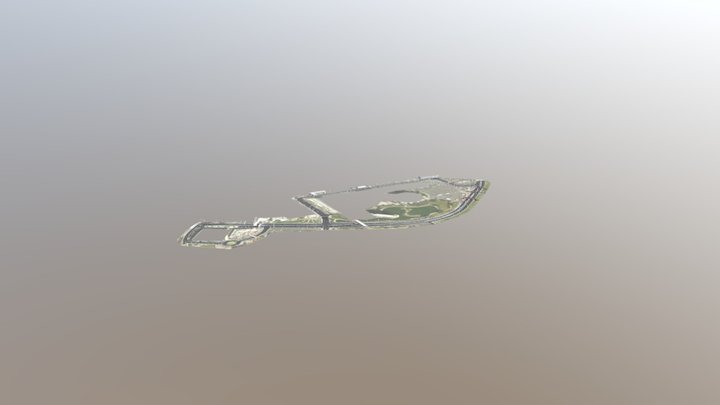 Long Beach Track 3D Model