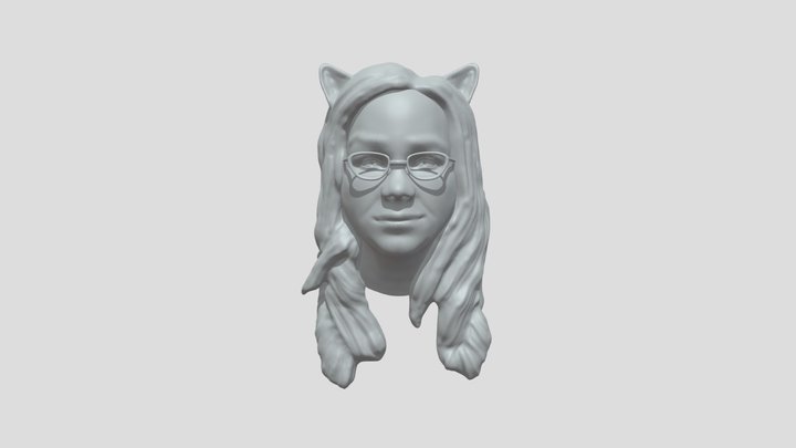 Metaverse Self Bust Furry Version 3D Model