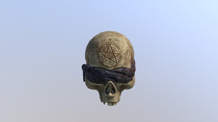 Dark Skull 3D Model