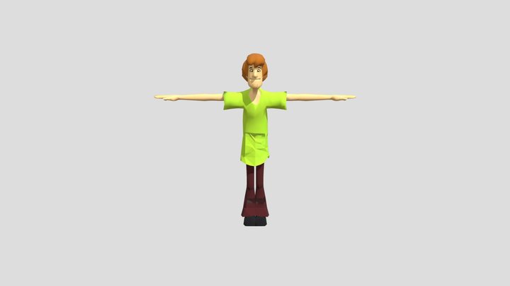 GameCube - Scooby-Doo Mystery Mayhem - Shaggy 3D Model
