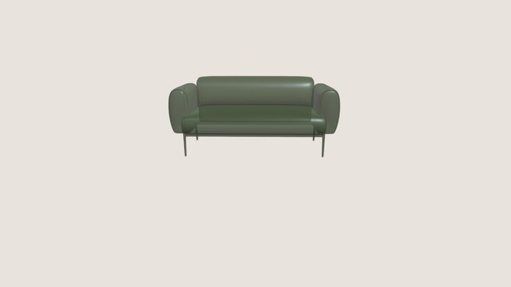 Диван Cloud — 3D-модель для интерьеров 3D Model