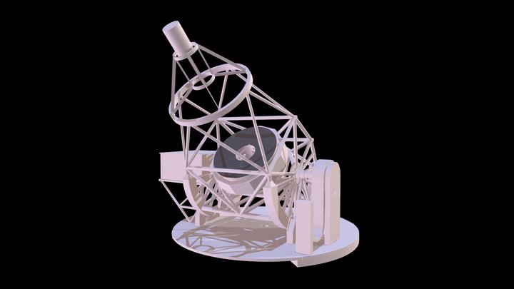 European Solar Telescope Rocking Chair 3D Model