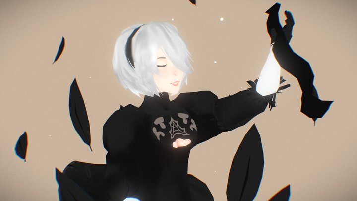 Fight 2B Free 3D Model