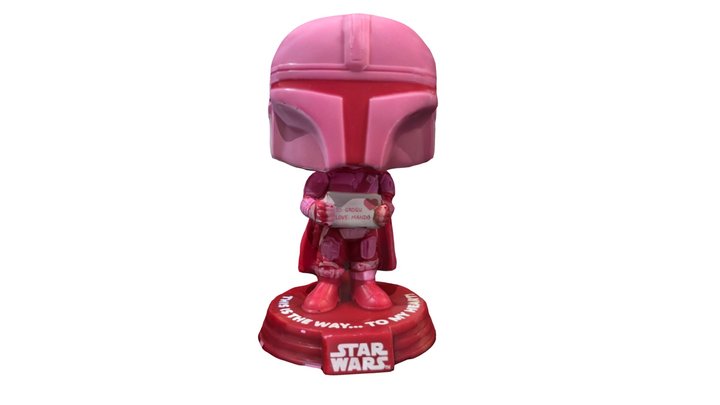 Mandalorian Valentine Day 3D Model