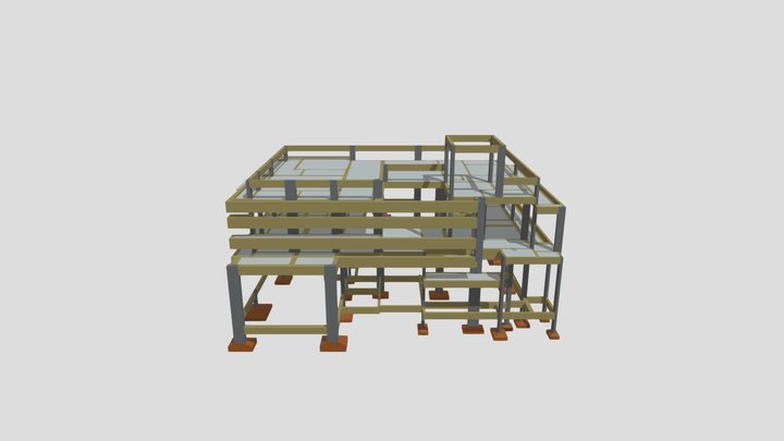 Projeto Estrutural - Cuiabá/MT 3D Model