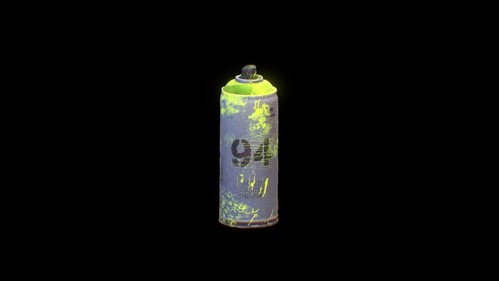 SPRAYCAN / neon 004 3D Model