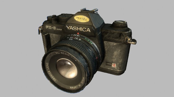 -Yashica Camera- Photoscan 3D Model