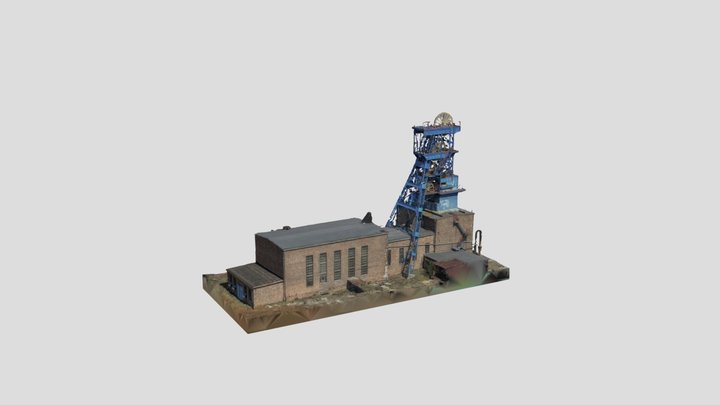 Wieża Szybu Julian II - KWK Piekary 3D Model