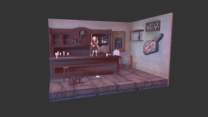 german bar 3D Model