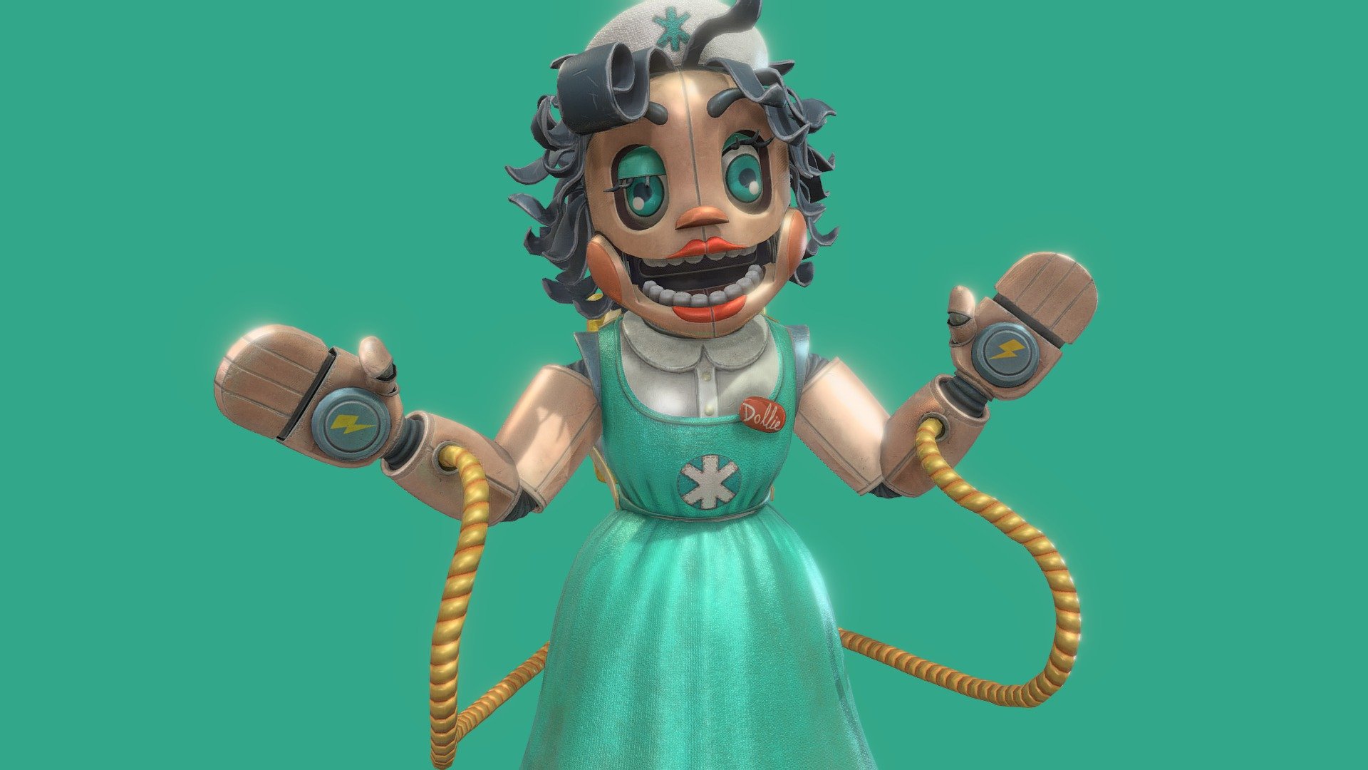 Fnaf SOTM Nurse Dollie - Download Free 3D model by skylajade69 [54f3267 ...