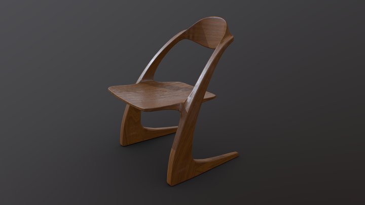 Chair Low 3D Model