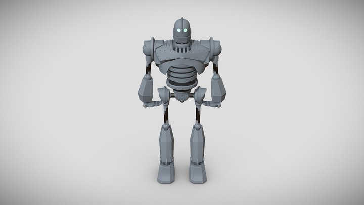 The Iron Giant Robot 3D Model
