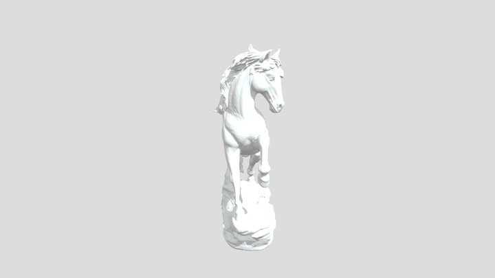 Majestic Stallion 3D Model