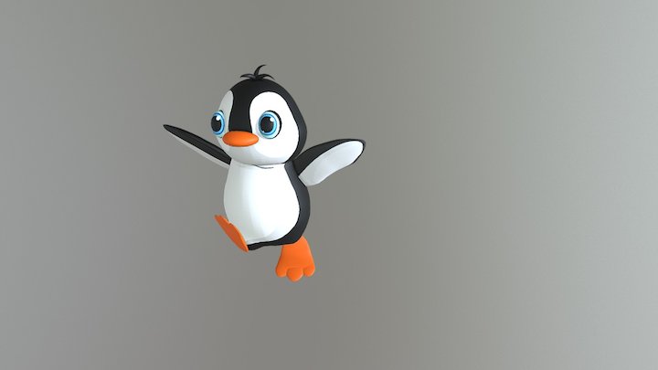 Pingvin 3D Model