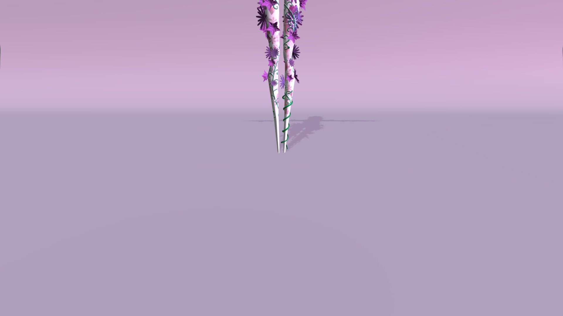 Flower Girl Low Poly FBX