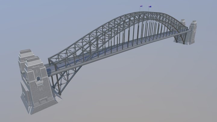 Past Folio: Sydney Harbour Bridge, c. May 2021 3D Model