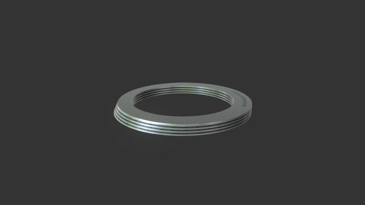 Spetech® Triple Offset Butterfly Valve Seal RTE 3D Model