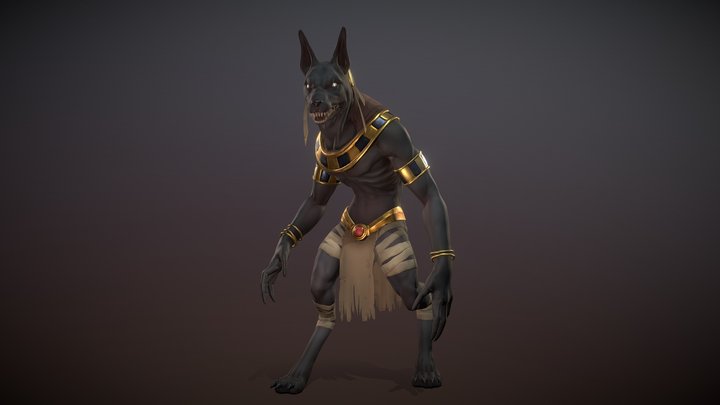 Anubis 3D Model