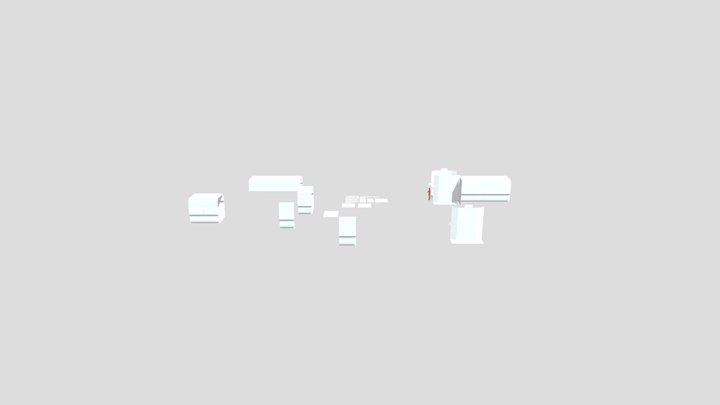 Hallway practise (game ready assets for unity) 3D Model