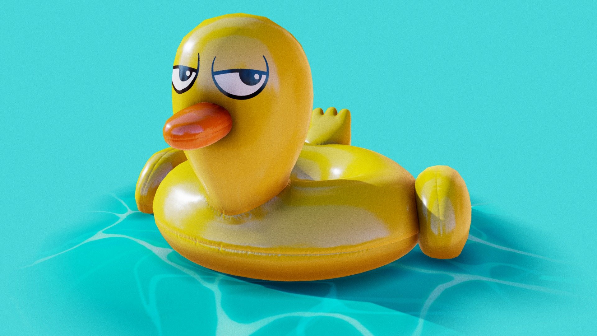 Inflatable Duck - Buy Royalty Free 3D model by msanjurj [54f7a38 ...
