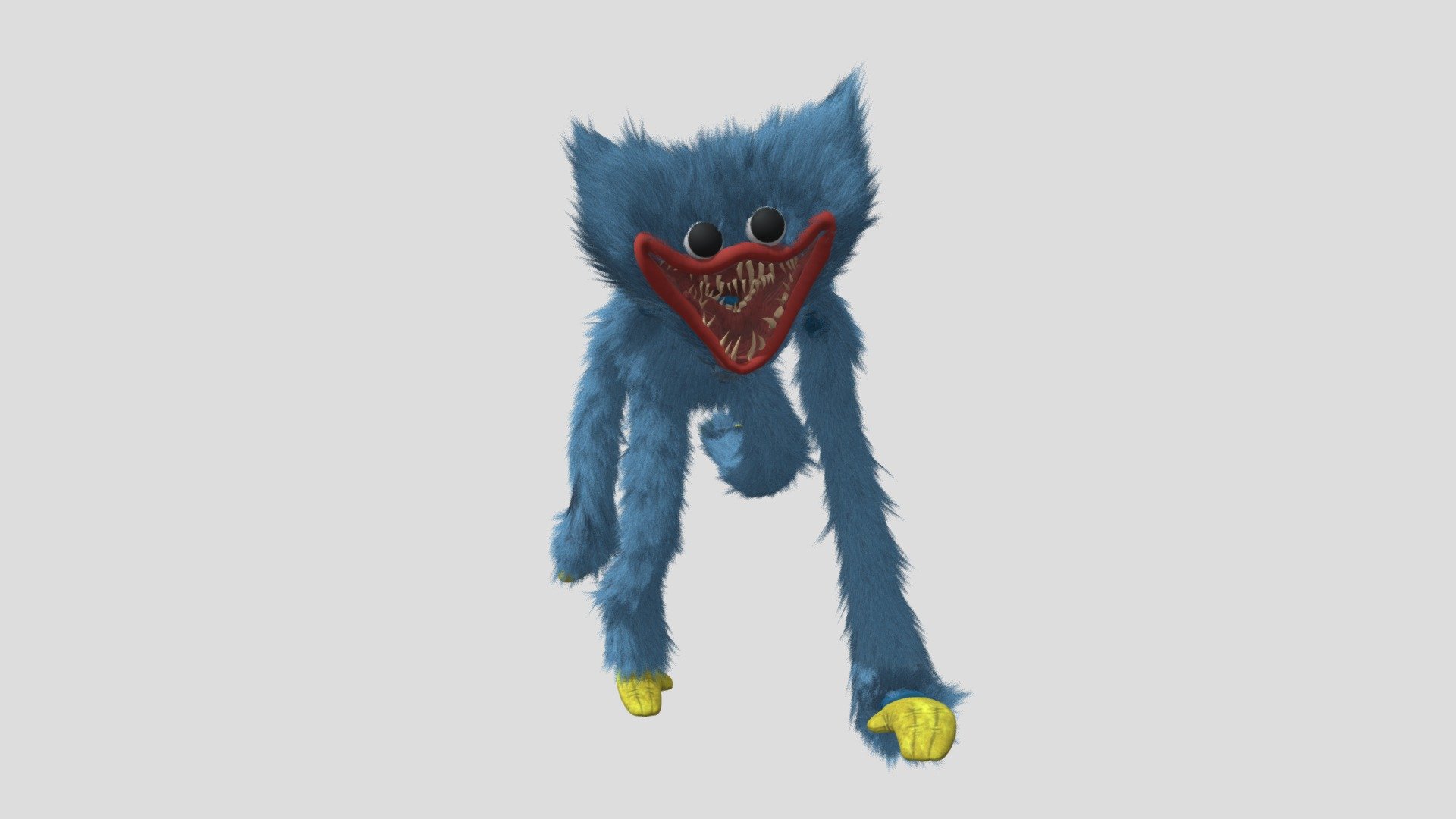 Huggy Wuggy Clean | PJPT Run Remake - Download Free 3D model by Quazz ...