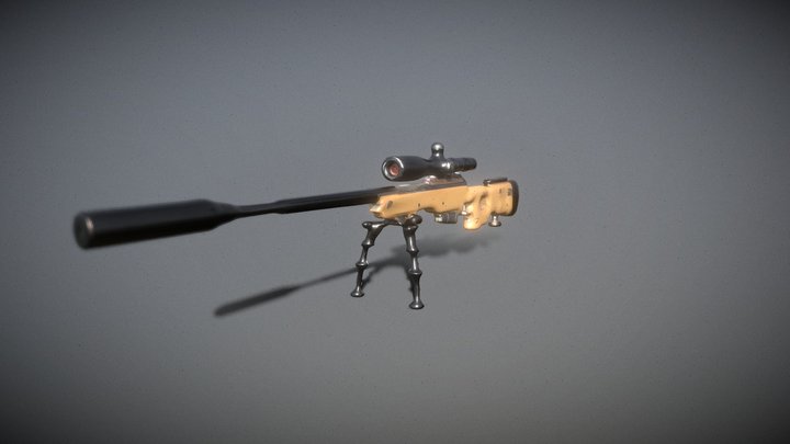 AWP SNIPER 3D Model