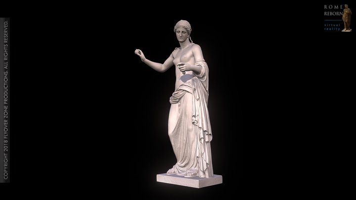 3D rendering of Aphrodite of Arles