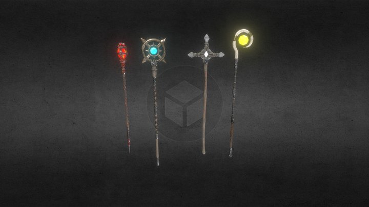 Inqusitor Staff 3D Model