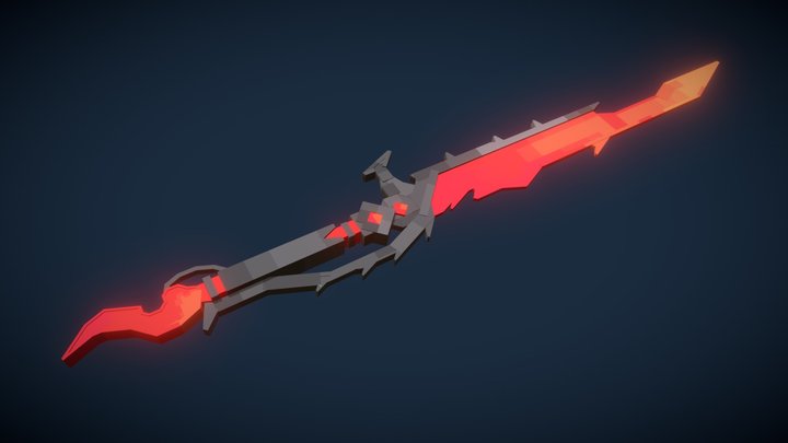 Scarlet Sword 3D Model